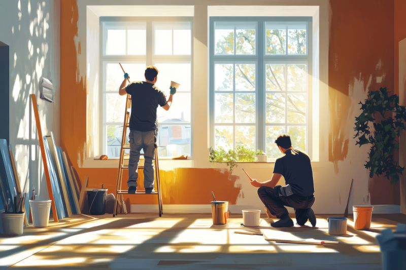 Interior Trim Painting in Waco, TX