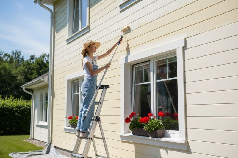 Exterior Staircase Painting in Longmont, CO